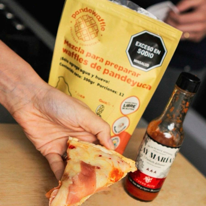 Pizza en sartén con Pandewaffle