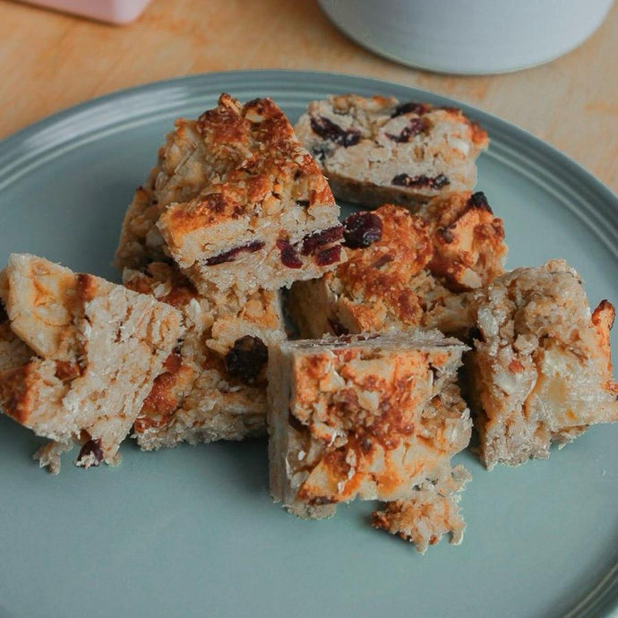 Barras de granola con Pandewaffle-snack saludable sin gluten