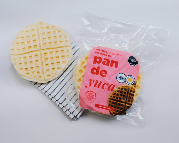 Waffles de pandeyuca por 2 unidades